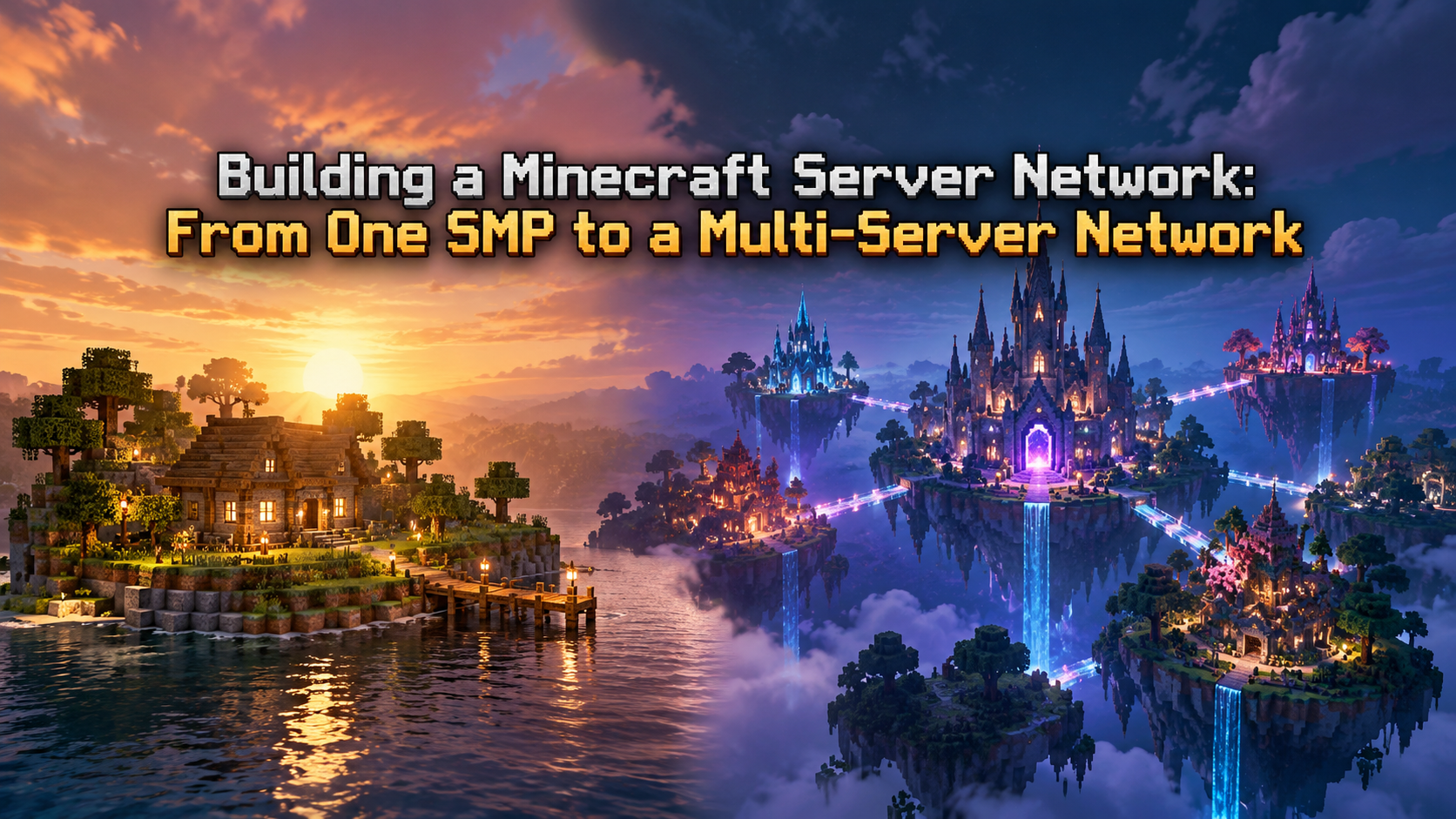 Building a Minecraft Server Network From One SMP...
